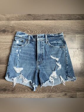 Abercrombie & Fitch Mom Short High Rise Denim Shorts